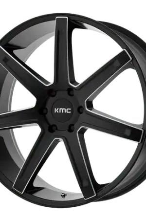 KMC KM700 REVERT 6X139.7 24X9.5 +15 SATIN BLACK MILLED New Release