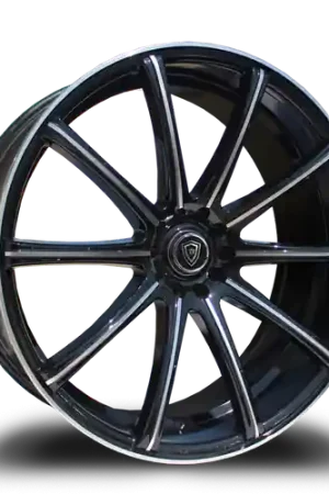 WHITE DIAMOND W3195 5x105/5x114.3 18x8+35 BLACK / MACHINED Same Day Shipping