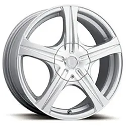 Ultra 403S Slalom 5X108/5x114.3 18x7.5 +45 Silver w/ Clear Coat Latest