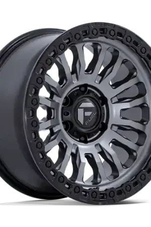 Genuine Fuel 1PC FC857 RINCON 5X139.7 18X9 +1 MATTE GUNMETAL WITH BLACK LIP