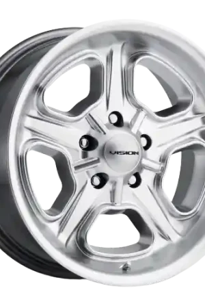 Vision American-Muscle 147 Daytona 5x120.65 15x7+6 Hyper Silver Hot Picks