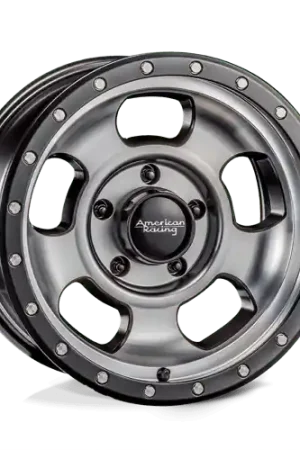 American Racing AR969 ANSEN OFFROAD 5X139.7 18X9 0 SATIN BLACK MACHINED W/ SATIN BLACK RING Free Returns