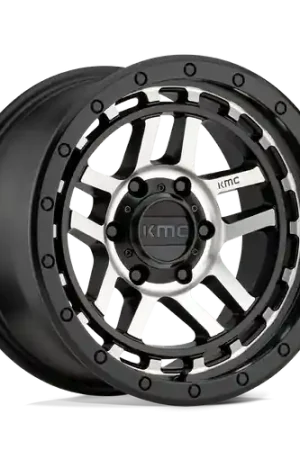 No Minimum Order KMC KM540 RECON 5X127 17X8.5 +18 SATIN BLACK MACHINED
