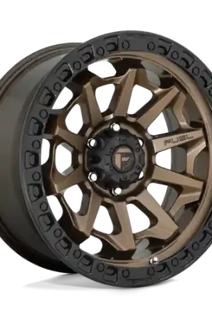 Discount Fuel 1PC D696 COVERT 8X170 20X9 +1 MATTE BRONZE BLACK BEAD RING