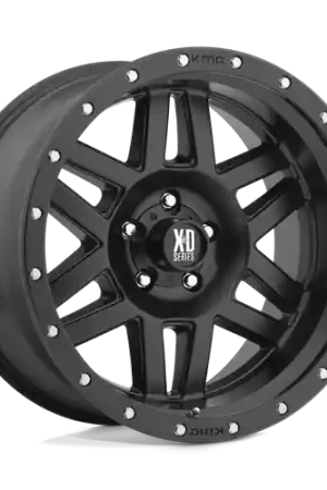 Fresh Stock XD XD128 MACHETE 6X139.7 20X10 -24 SATIN BLACK WITH REINFORCING RING