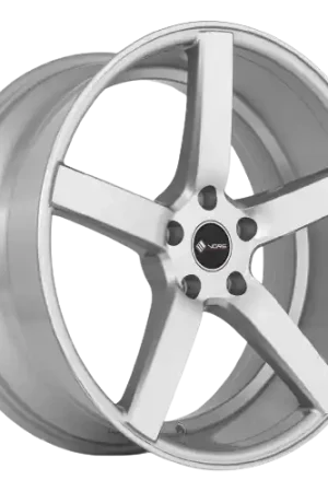 Vors TR5 5x108 19x9.5  +35 Silver Machine Face Worldwide Shipping