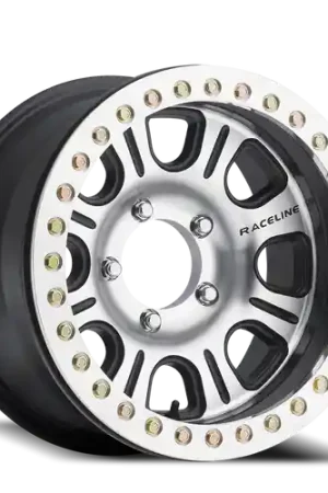 Raceline RT232 Monster 5x127 15x8 -32 Black and Machined Trusted Brand