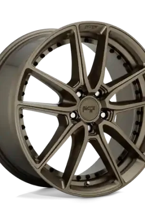 Price Cut Niche 1PC M222 DFS 5X120 22X10.5 +40 MATTE BRONZE