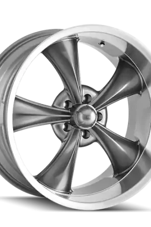 Ridler Type 695 5x114.3 18x9.5+6 Grey/Machined Lip Free Returns