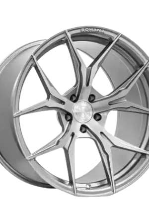 Rohana RFX5 5x114.3 22x9+35 Brushed Titanium Direct From Factory