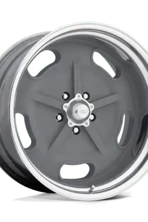 Exclusive American Racing Vintage VN470 SALT FLAT 5X114.3 15X7 0 MAG GRAY W/ CENTER POLISHED BARREL
