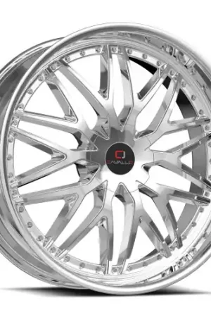 Fresh Stock Cavallo CLV-46 5x115/5x120 22x9.5 +15 Nano Chrome