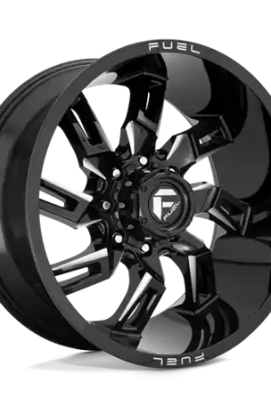 Fuel 1PC D747 LOCKDOWN 6X135 22X10 -18 GLOSS BLACK MILLED Affordable