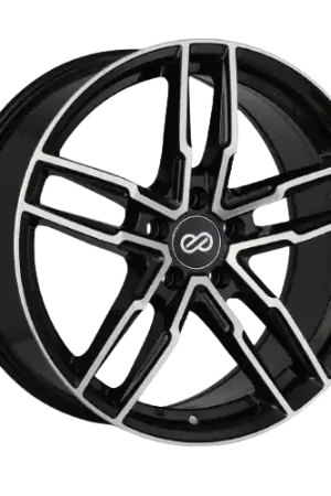 Enkei SS05 5x112 18x8.0+45 Black Machined Fan Favorite