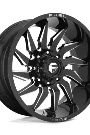 Weekend Sale Fuel 1PC D744 SABER 6X135 20X9 +20 GLOSS BLACK MILLED