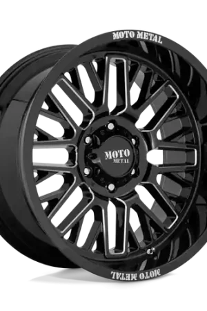 Moto Metal MO802 5X139.7 20X9 +18 GLOSS BLACK MILLED Fast Shipping