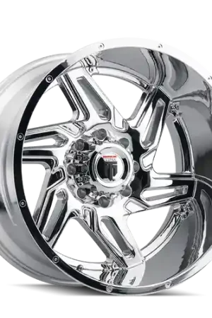 American Truxx Spurs AT186 6x135 22x12-44 Chrome Worldwide Shipping