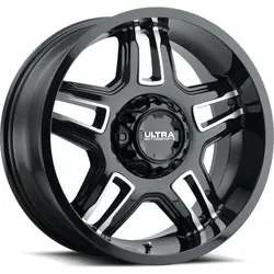 Ultra 153BK Armageddon 6X135/6x139.7 17x9 +12 Gloss Black Weekend Sale