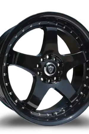 G - LINE ALLOYS G8073 5x110/5x114.3 18x8.5+30 BLACK - GLOSSY BLACK Affordable