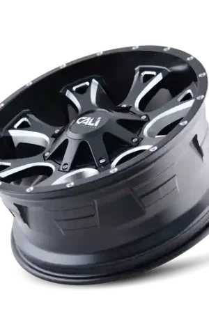Cali Off-Road Anarchy 9103 5x127 20x10-19 Satin Black/Milled Spokes Professional Grade