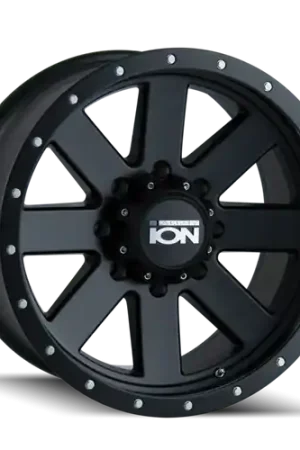 Ion Type 134 6x135 20x9+18 Matte Black/Black Beadlock Money Back Guarantee