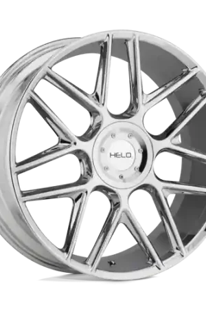 Top Pick Helo HE912 BLANK 17X7.5 +38 CHROME