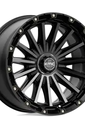 Markdown KMC KM102 SIGNAL 5X127/5X139.7 17X9 -12 SATIN BLACK WITH GRAY TINT