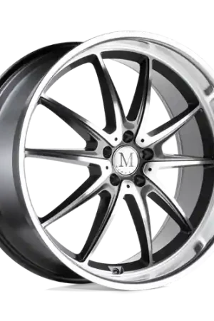 Price Drop Mandrus ARGENT 5X112 22X9 +35 GLOSS GUNMETAL W/ MIRROR CUT FACE