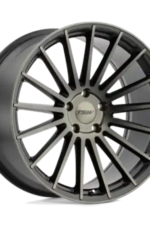 Bargain TSW LUCO 5X108 19X8.5 +40 MATTE BLACK W/ MACHINE FACE & DARK TINT