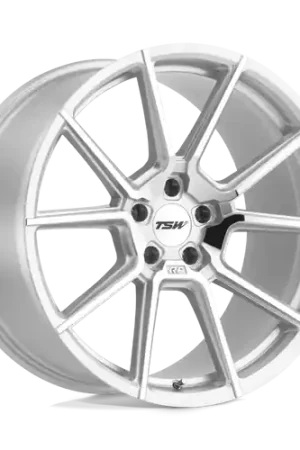 Top Pick TSW CHRONO 5X114.3 20X9 +20 SILVER W/ MIRROR CUT FACE