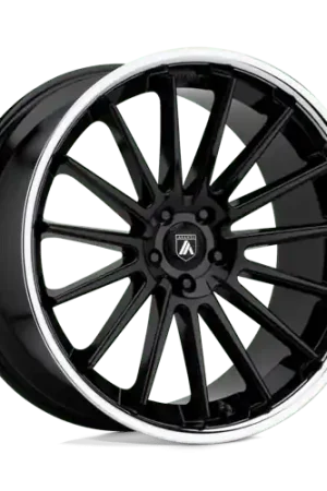 Asanti Black ABL-24 BETA 5X114.3 20X9 +35 GLOSS BLACK W/ CHROME LIP Last Chance