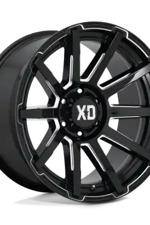XD XD847 OUTBREAK 6X139.7 20X10 -18 GLOSS BLACK MILLED Warranty Included