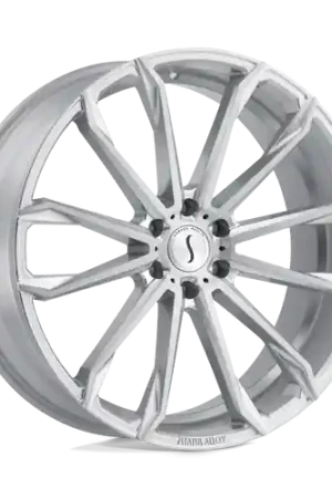 Budget Status MASTADON 5X150 20X9 +20 SILVER W/ BRUSHED MACHINED FACE