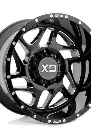 XD XD836 FURY 6X139.7 20X9 +18 GLOSS BLACK MILLED Premium