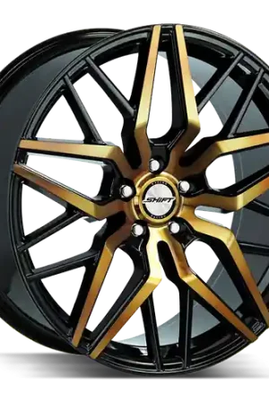 Low Price Shift Spring 5x114.3 20x10 +40 Black Machined Bronze