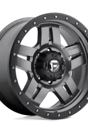 Reduced Price Fuel 1PC D558 ANZA 8X180 20X9 +20 MATTE GUN METAL BLACK BEAD RING