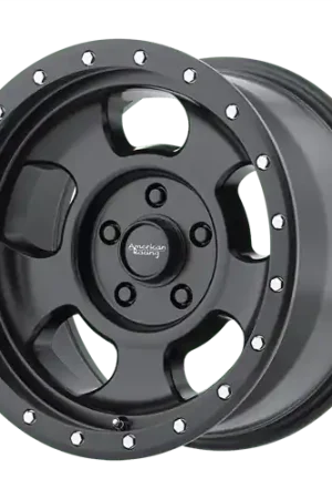 Same Day Shipping American Racing AR969 ANSEN OFFROAD 6X135 18X9 0 SATIN BLACK W/ SATIN BLACK RING