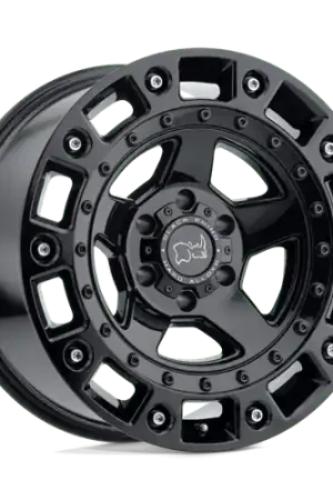 Black Rhino CINCO 5X127 17X9.5 -18 GLOSS BLACK W/ STAINLESS BOLT Buy Today