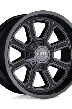 Hot Picks Moto Metal MO984 SHIFT 6X135/6X139.7 20X9 -12 MATTE GRAY GLOSS BLACK INSERTS