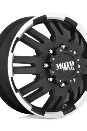 Moto Metal MO963 8X170 16X6 +111 MATTE BLACK MACHINED - FRONT Limited Time