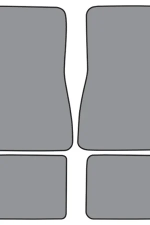 Floor Mats for 1974-1975 Buick Apollo (FM273F FM18R) Cutpile 4Pc Crafted