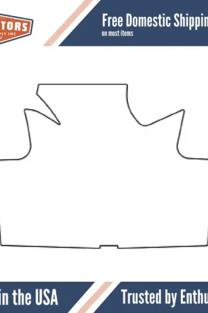 Trunk Floor Mat Cover for 67 Rambler Marlin Hi-Definition Rubber, w/A-030 Script Fan Favorite