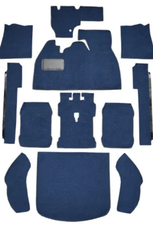 Carpet for 71-73 Volkswagen Super Beetle Hardtop Molded Loop Complete 12Pc Must Have