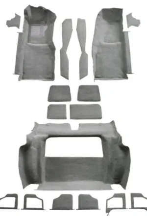 Grab Now Carpet for 1979 Chevrolet Corvette Complete without Door Panels with 2 Compt Doors