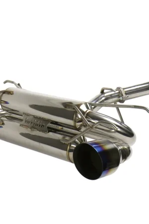 Original Invidia Gemini R400 Dual Tip Cat-Back Exhaust - Burnt Titanium Tips - 2013-2016 Scion FR-S / 2013-2020 Subaru BRZ / 2017-2020 Toyota 86