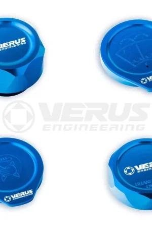 Editor’s Pick Verus Engineering EngineBay Cap Kit Blue - 2022-2024 Subaru BRZ / Toyota GR86