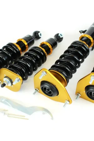 Direct From Manufacturer ISC Suspension V2 Basic Street Sport Coilover Kit (With Triple S Upgraded Coilover Springs) - 1999-2003 Subaru Legacy
