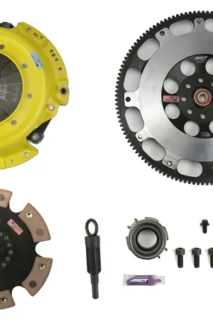 ACT Heavy Duty Solid 6-Puck Disc Clutch Kit Prolite Flywheel Included - 2013-2016 Scion FR-S / 2013-2020 Subaru BRZ / 2017-2019 Toyota 86 Free Delivery