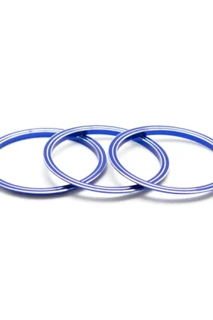 Markdown GCS Climate Control Trim Bezels (3 Pack) - Blue - 2015-2021 Subaru WRX / STI / 2014-2018 Forester / 2016-2017 Crosstrek