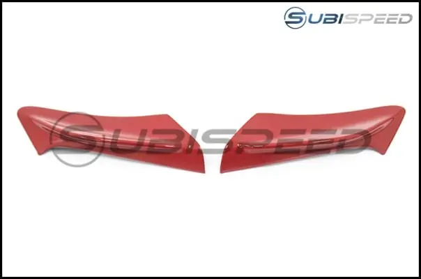 OLM TRD Painted Trunk Spoiler Sides - Pure Red - 2013-2016 Scion FR-S / 2013-2020 Subaru BRZ / 2017-2020 Toyota 86 Luxury
